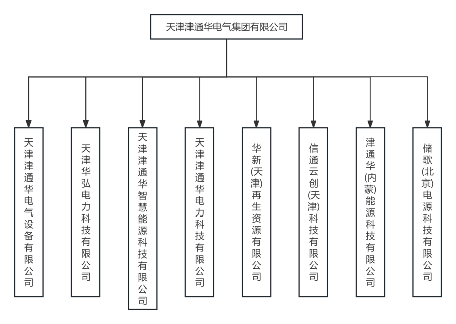 津通华电气集团组织架构